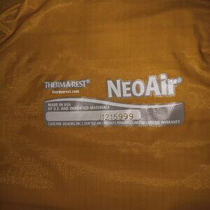 Thermarest NeoAir air mattress